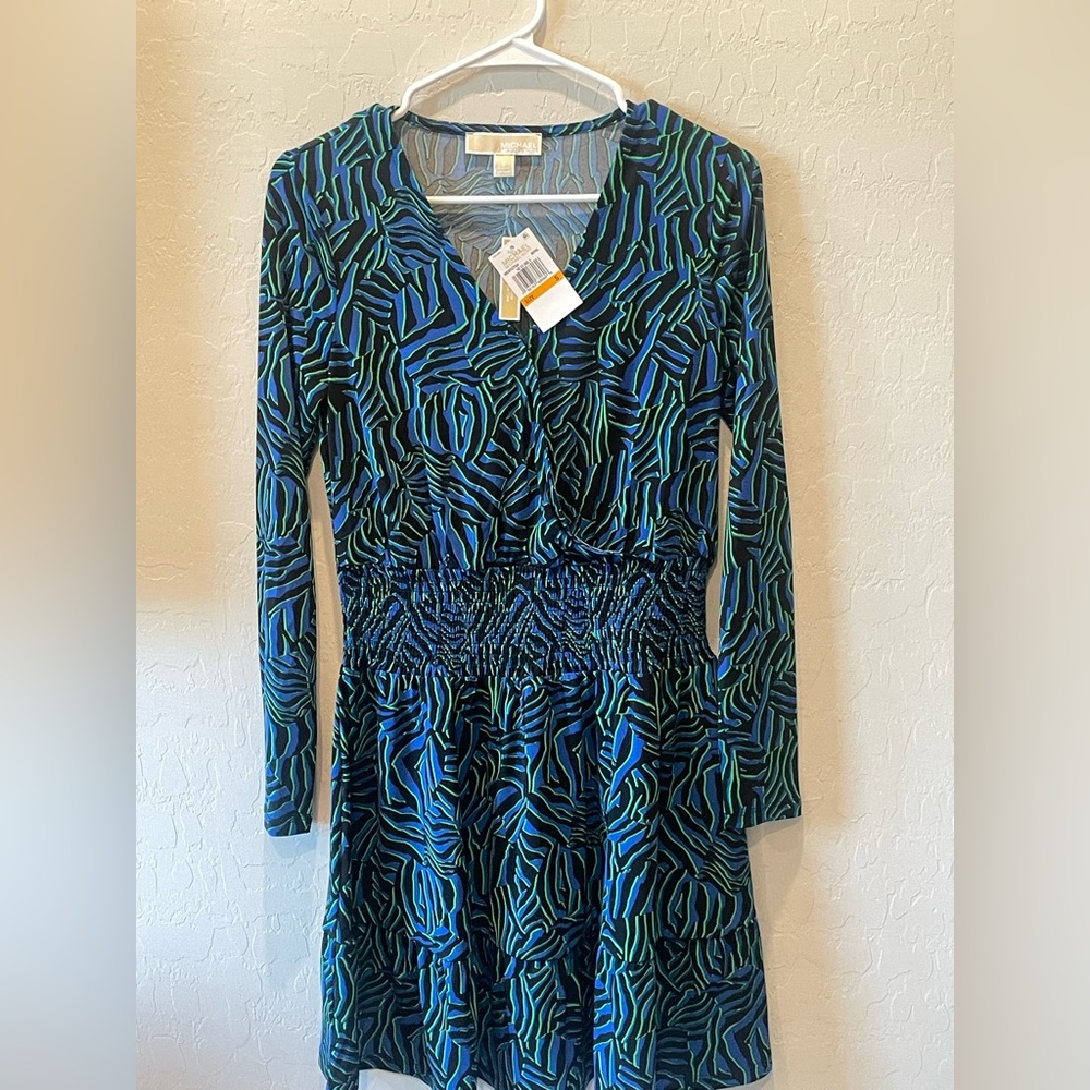 Brand new MK dress. Gorgeous print. Fabric has stretch. Size small , $120 MSRP